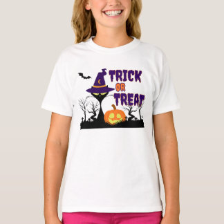 Trick or Treat - Halloween Cat - Kid's T-Shirt