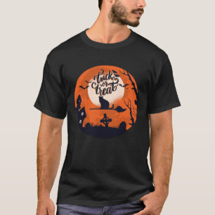Trick or Treat Halloween Costume Spooky Night Moon T-Shirt