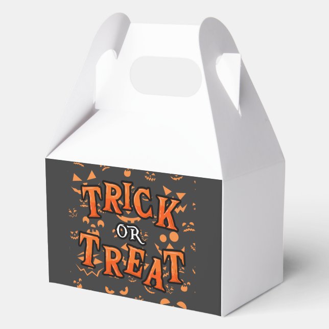 Trick or Treat Halloween Favour Boxes (Front)