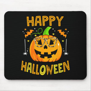 Trick Or Treat Halloween Funny Pumpkin Happy Mouse Pad