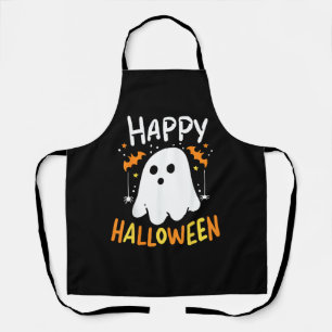 Trick Or Treat Halloween Ghost Apron
