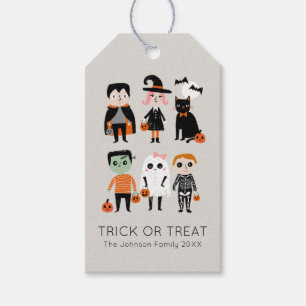 Trick or Treat halloween Gift Tags