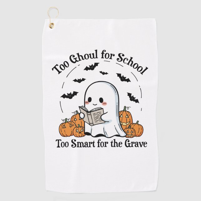 Trick or Treat Halloween Golf Towel (Front)