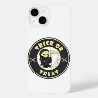 Trick or treat Halloween grim reaper character