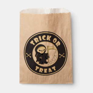 Trick or treat Halloween grim reaper character Favour Bag