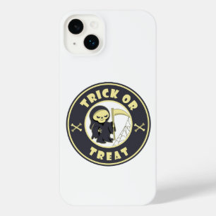 Trick or treat Halloween grim reaper character iPhone 14 Plus Case
