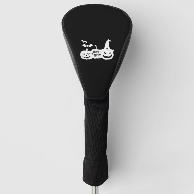 Trick or Treat - Halloween - Halloween treat bag   Golf Head Cover (Front)