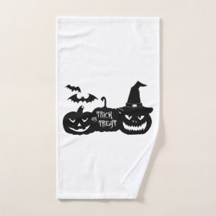 Trick or Treat - Halloween - Halloween treat bag Hand Towel