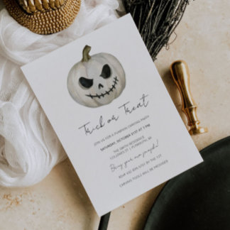 Trick or Treat Halloween Invitation
