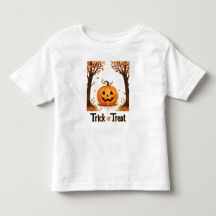 Trick or Treat Halloween Jack o'lantern Toddler T-Shirt