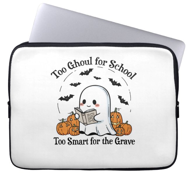 Trick or Treat Halloween Laptop Sleeve (Front)