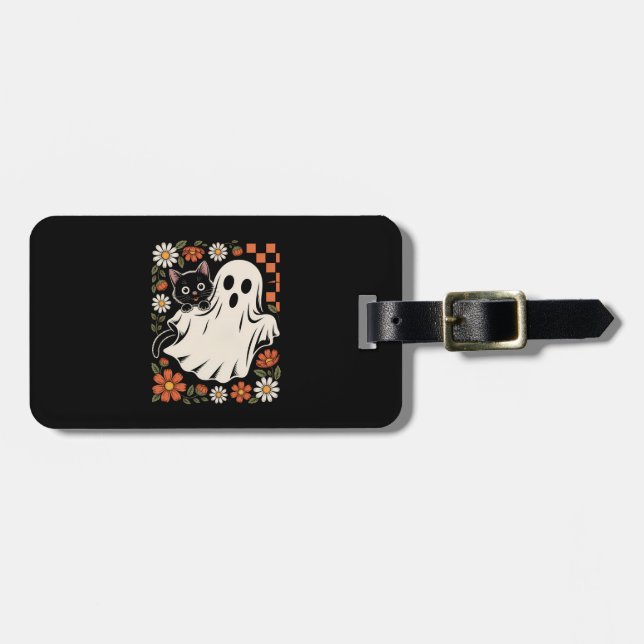 Trick or Treat Halloween Luggage Tag (Front Horizontal)