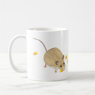 Trick or Treat Halloween Mouse with Candy Corns Coffee Mug