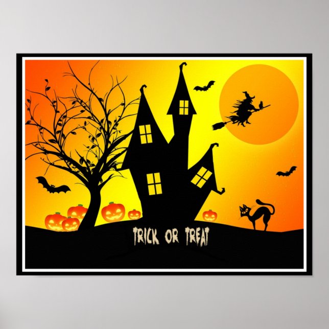 Trick or treat, Halloween Night...Spooky Poster (Front)