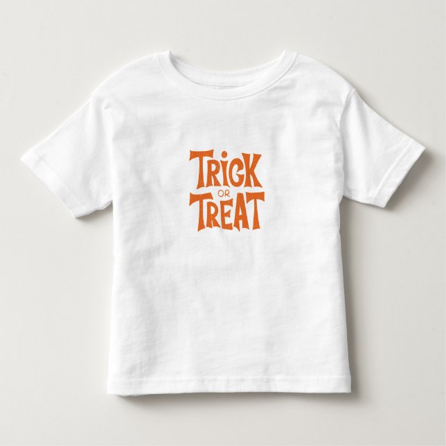 Trick or Treat Halloween Outfit Toddler T-Shirt (Front)