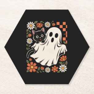 Trick or Treat Halloween Paper Coaster