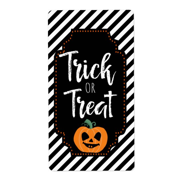 trick or treat halloween party favor (Front)