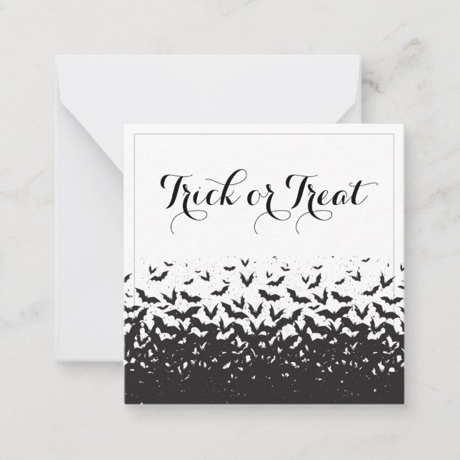 Trick or Treat Halloween Pop By Card (Front)