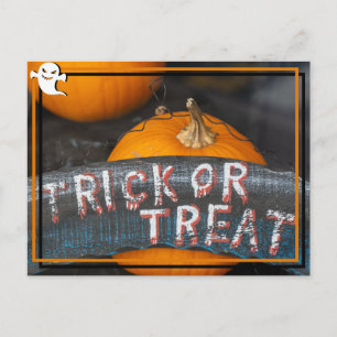 "Trick or Treat" Halloween Postcard
