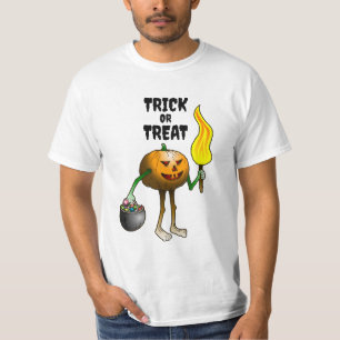 Trick or Treat Halloween Pumpkin T-Shirt