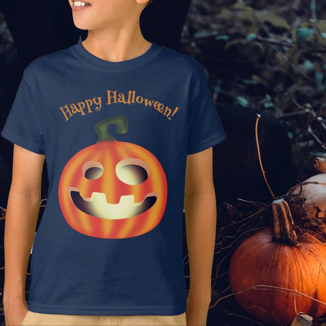 Trick or Treat Halloween Pumpkin T-Shirt (Creator Uploaded)