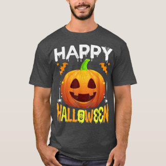 Trick Or Treat Halloween Shirt, Pumpkin Happy Hall T-Shirt