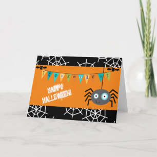 Trick or Treat Halloween Spider Card