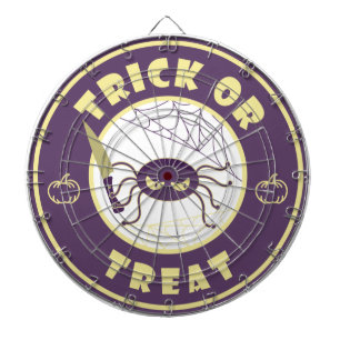Trick or treat halloween spider Starbucks style Dartboard