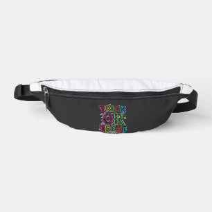 Trick or Treat Halloween Spider Web Design_1 Bum Bags