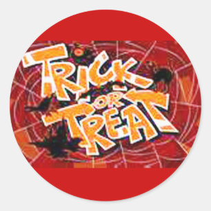Trick or Treat Halloween Sticker