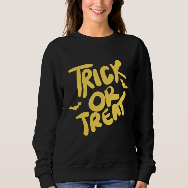 Trick or Treat Halloween Sweatshirt (Front)