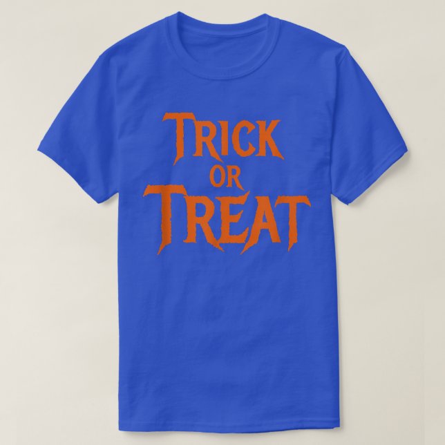 Trick or Treat Halloween  T-Shirt (Design Front)