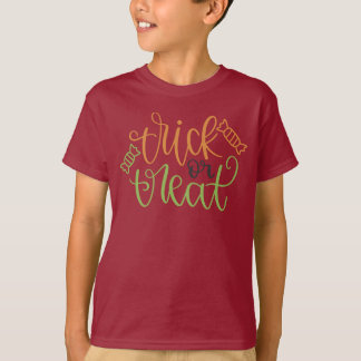 Trick Or Treat Halloween T-Shirt for Kids