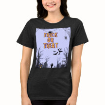 Trick or Treat Halloween T-Shirt Women, Kids, Men