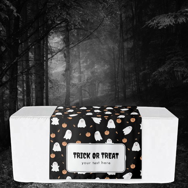 Trick or Treat Halloween Table Hanging Banner Tapestry (Trick or Treat Halloween Table Hanging Banner Tapestry)