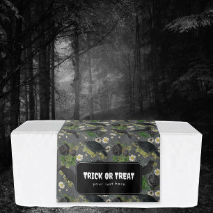 Trick or Treat Halloween Table Hanging Banner Tapestry