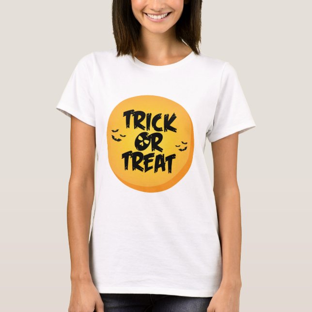 Trick or Treat Halloween Tee (Front)