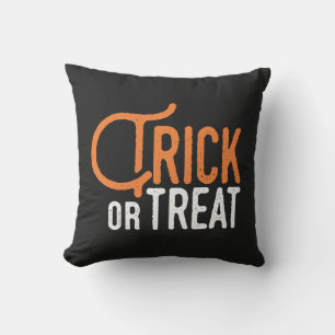 Trick or Treat Halloween Throw Pillow