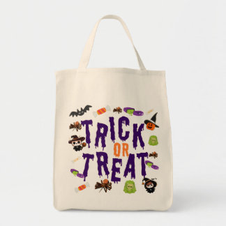 Trick or Treat Halloween Tote Bag - Cute & spooky