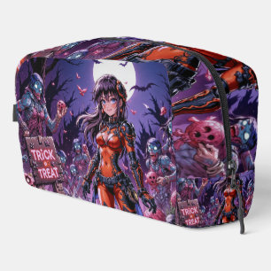 Trick or Treat Halloween Zombies Handing out Brain Dopp Kit