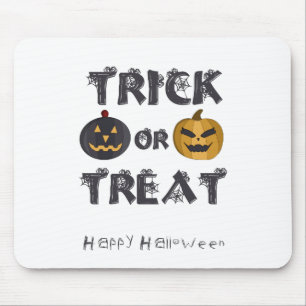 Trick or Treat Happy Halloween Mouse Pad