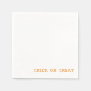 Trick or treat! Happy halloween Napkin