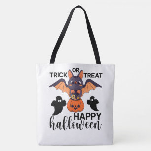 Trick or Treat Happy Halloween Tote Bag