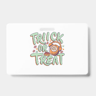 Trick or Treat ID Badge