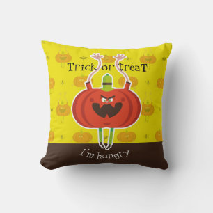 Trick or treat i'm hungry cushion