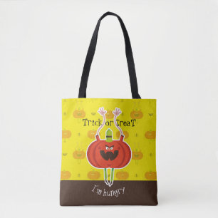 Trick or treat i'm hungry tote bag