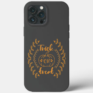 Trick or treat in plants frame  iPhone 13 pro max case