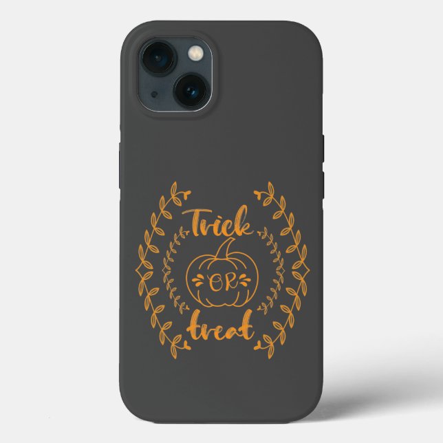 Trick or treat in plants frame  Case-Mate iPhone case (Back)