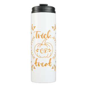 Trick or treat in plants frame thermal tumbler