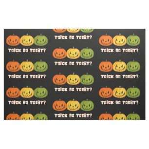 Trick or Treat Jack-O-Lanterns Fabric